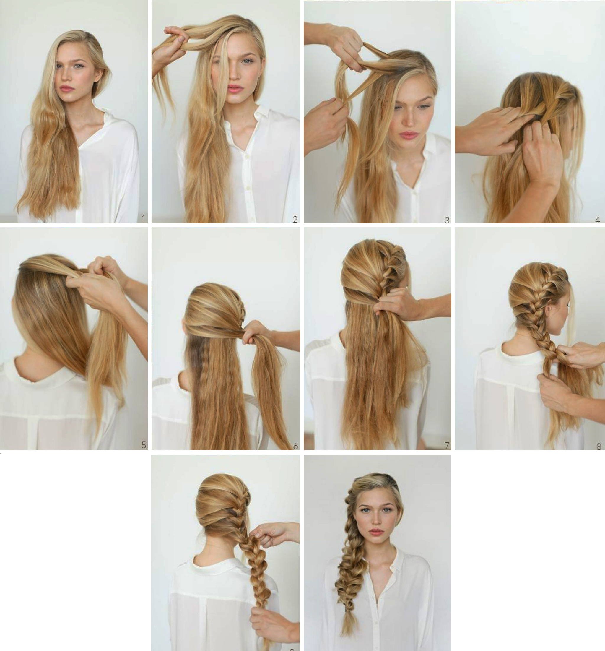 Top 102+ Images hairstyle step by step pictures Updated