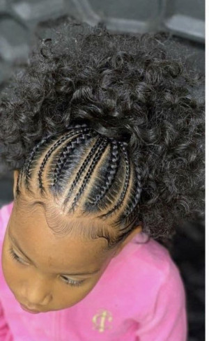 Easy black girl hairstyles, Hairstyles for middle school black girl | braid hairstyles