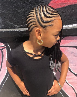 Back of lemonade braids, mohawk braid styles for little girl | Black hair,  box braids,  french braid