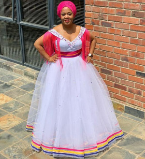 Tswana traditional wedding dresses, white Instagram dress | Cocktail dress Outfit Ideas