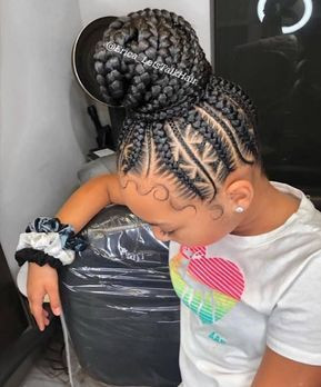 Braided hairstyles for black girls, braids for kids, kids hairstyles