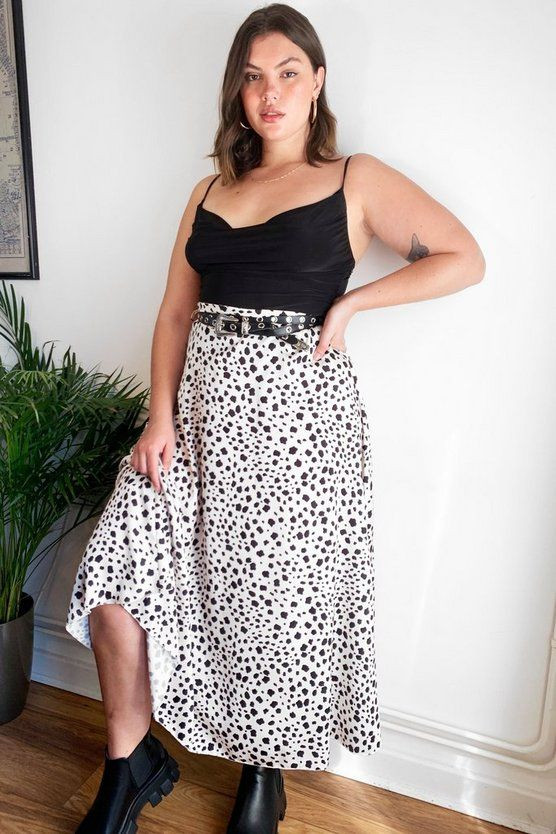 Midi skirt plus size plus size skirt, midi skirt, high-rise