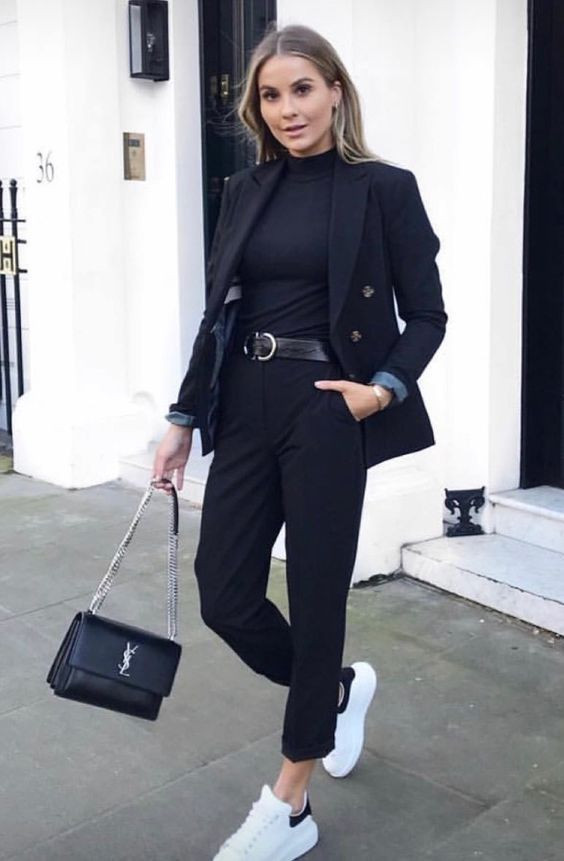 Black Suit Jackets Tuxedo, Aesthetic Clothing Ideas With Black Trouser, Sofia Tångelin | Casual wear, luggage and bags