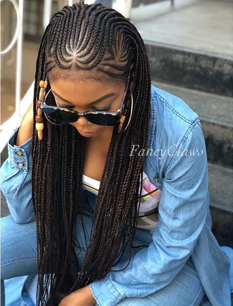 fulani tribal braids, hair extension