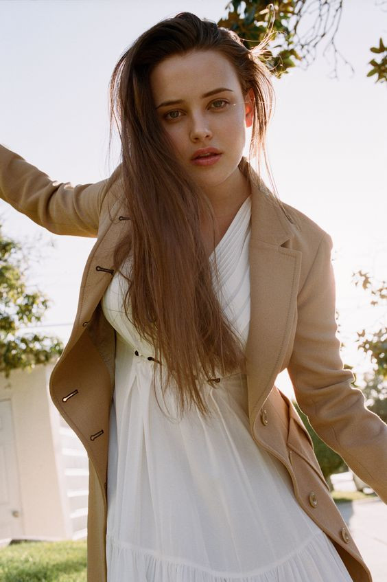 katherine langford Brown outfit style