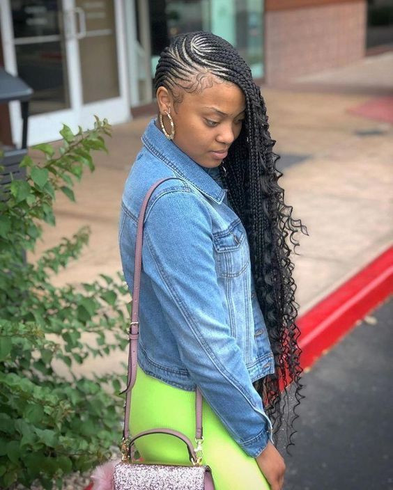 Small bohemian lemonade braids goddess box braids, protective hairstyle