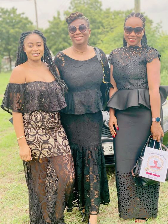 Kaba and slit styles for funeral