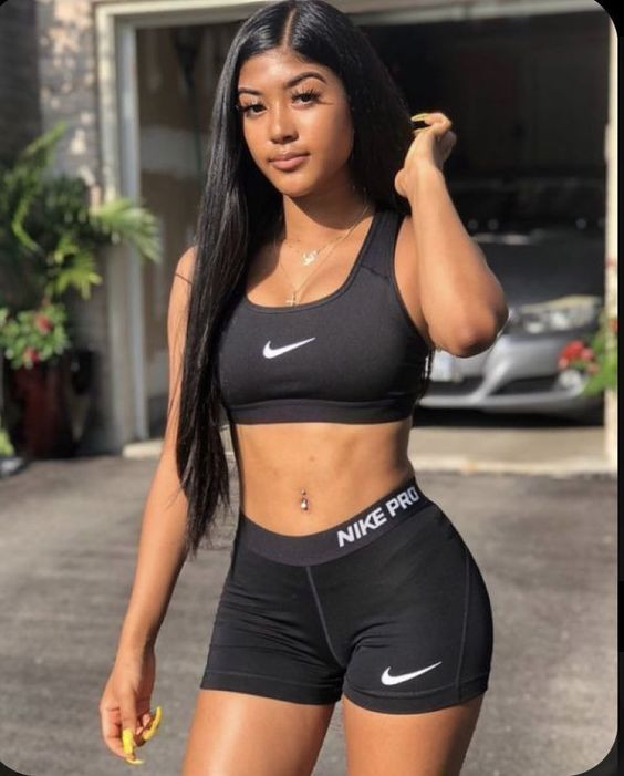 Clothing ideas for black girl with nike pro outfits