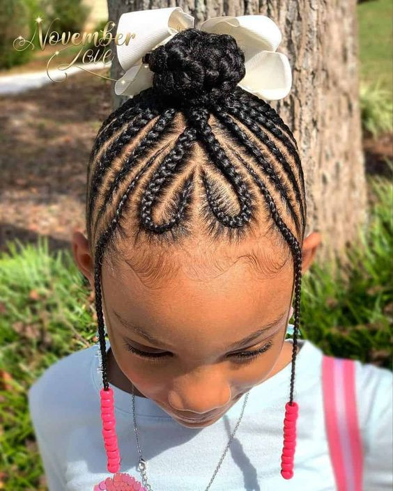 Cute little black girl hairstyles, braids for girls