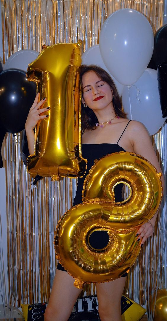 Black Casual Mini One Piece Dress, Birthday Outfit Ideas | 21st birthday, wind instrument, musical instrument, creative party confetti 18 years navy blue and gold, party decorations, blue 4 meter paper garlands wedding party banner decoras circle paper home decoration