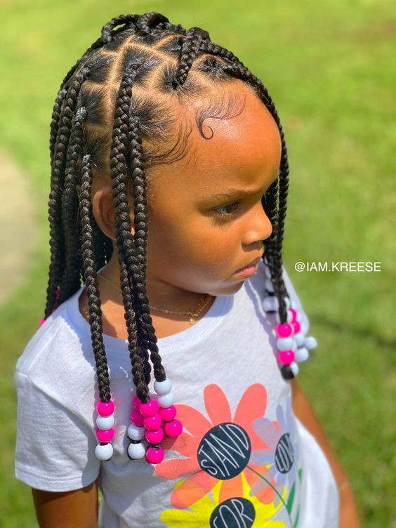 Ideal Little Black Girl Hairstyles for School, kids curly hairstyle