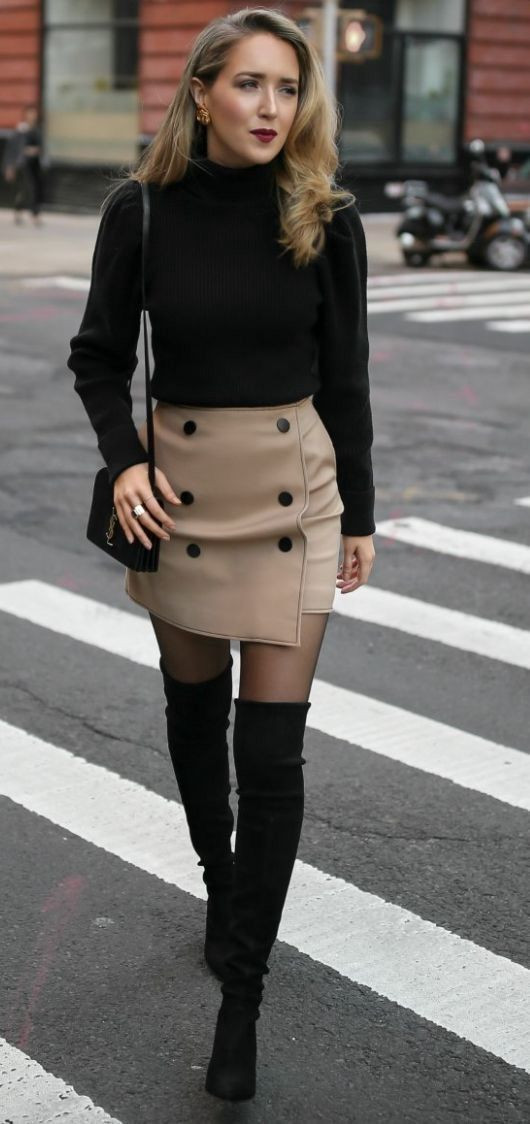 Black Sweater, Aesthetic Ideas, Classy Outfits For Teenage Girls