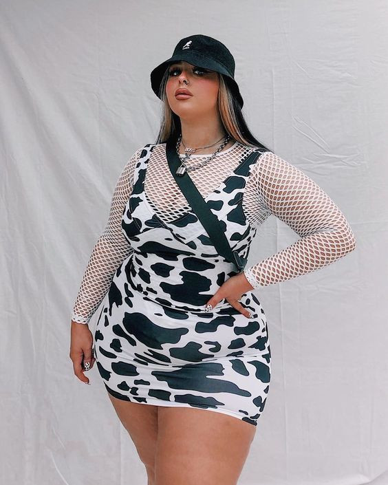 Casual Mini A-line Blouse Dress, Plus Size Concert Clothing Ideas, Fashion Model | Day dress, casual wear, girls' outfit