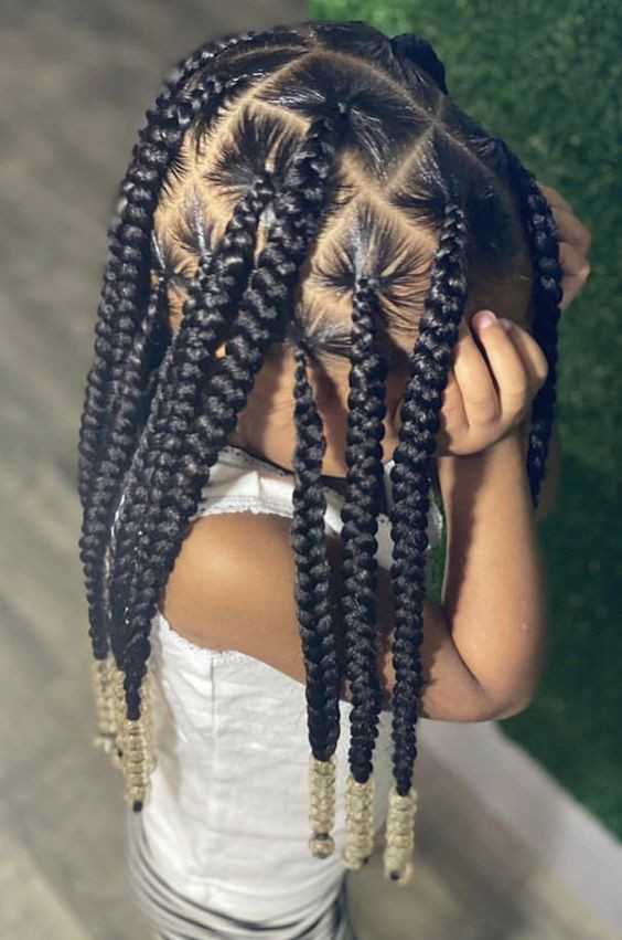 Cute black girl's hairstyles for little girls