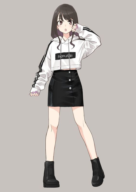 Outfit inspiration chica anime moda, anime girl