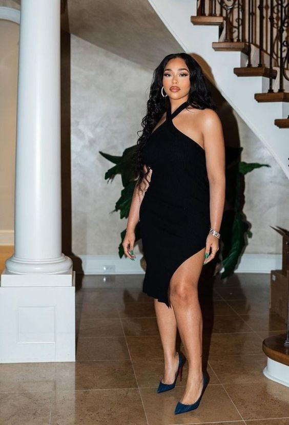 Instagram dress little black dress little black dress, jordyn woods, sheath dress