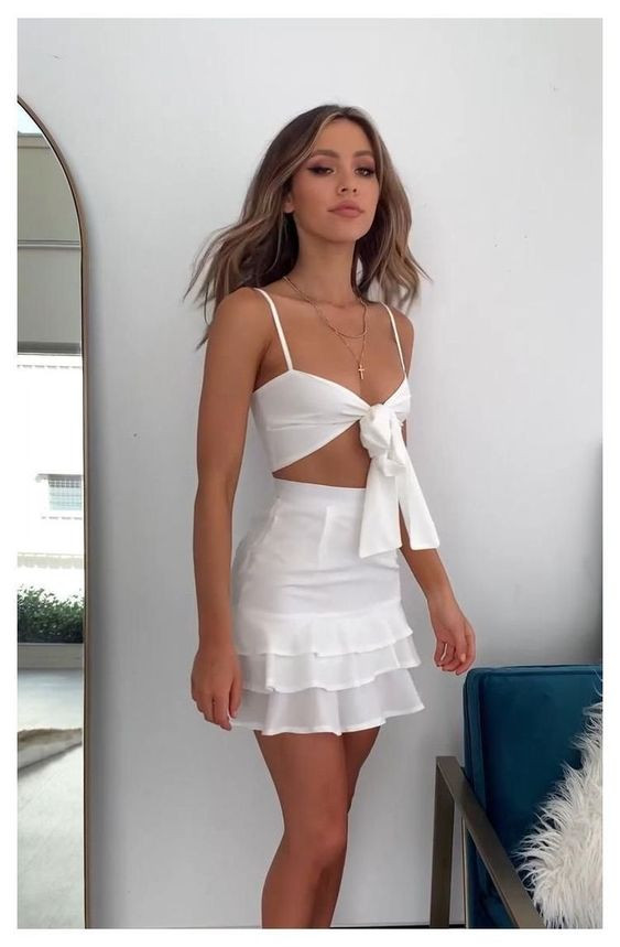 Outfit Pinterest with cocktail dress, wedding dress