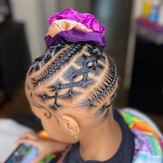 Black girl hairstyles for kids, cute hairstyles for little girls