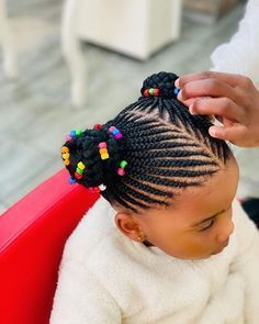 African braids for kids, protective hairstyle