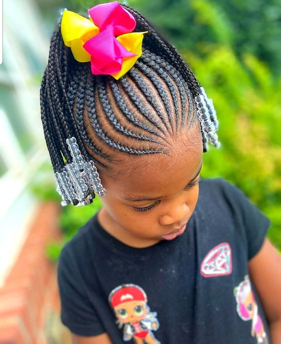 Natural hairstyles for girls, braids for kids