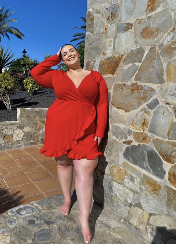 Vestido rojo plus size valentines day dress, plus-size clothing, plus size dress