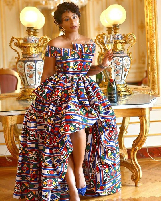 Latest kitenge sales short dresses designs