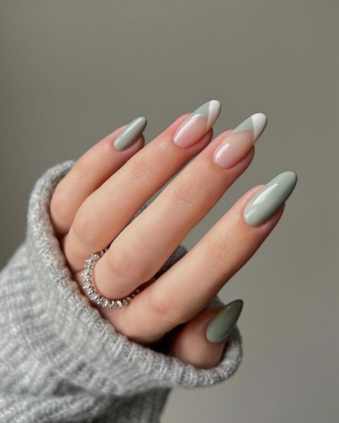 Outfit inspo almond nails, cute acrylic nails