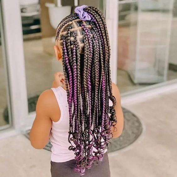 Outfit ideas kids box braids, crochet braids