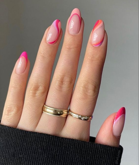 Gorgeous Pink Nail Designs and Ideas, pink nail art designs