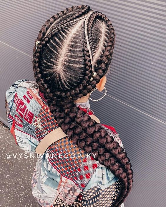 Dresses ideas with stunning and trendy fulani braids hairstyles