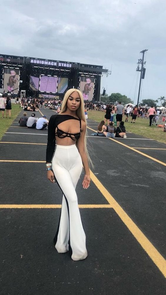 White Pant, Baddie Concert Fashion Ideas | baddie concert