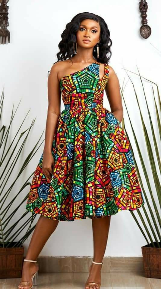 Classy outfit african print dresses african short dress, african wax prints