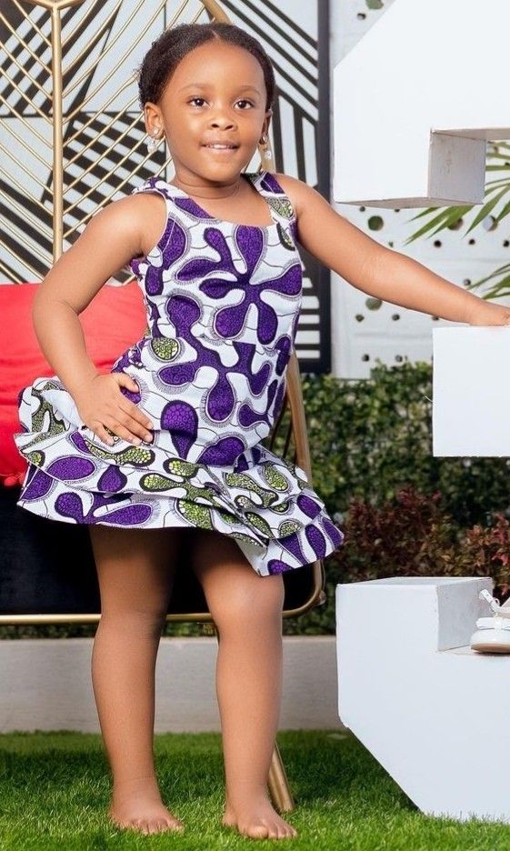 Ankara Style baby dress