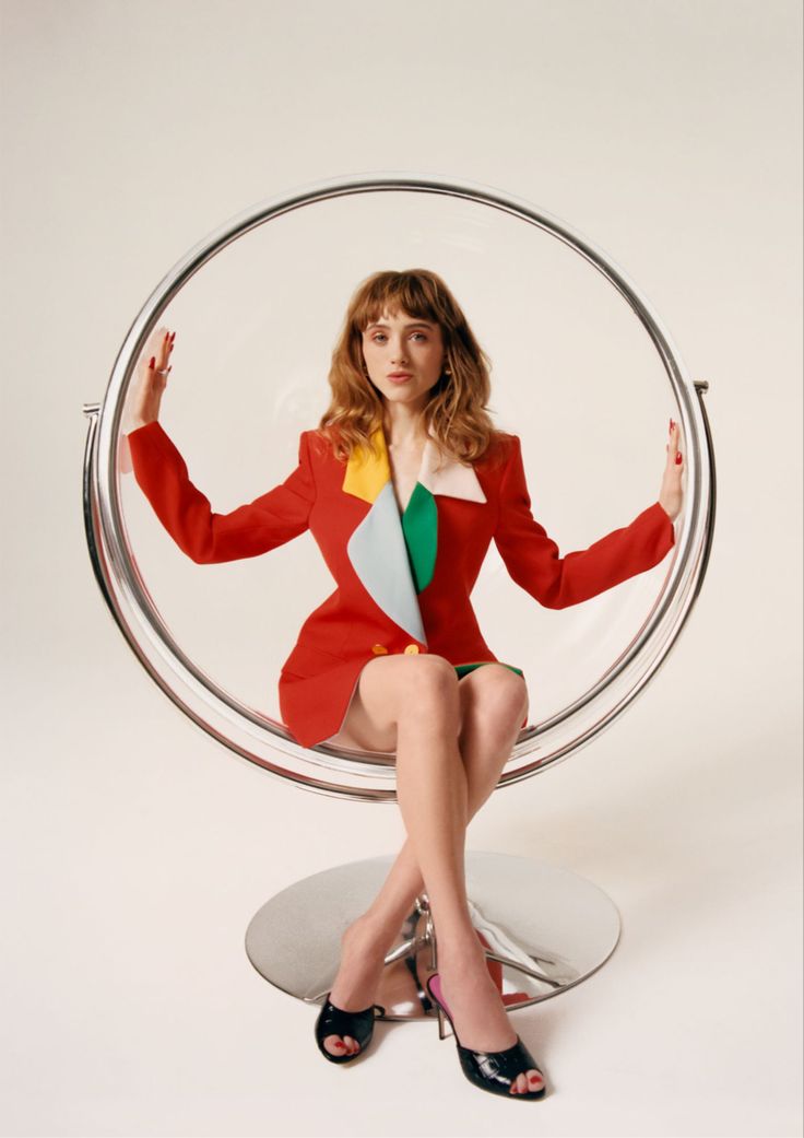 Natalia Dyer Sexy Photo in Red