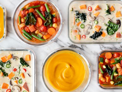 Prepare and freeze healthy meals