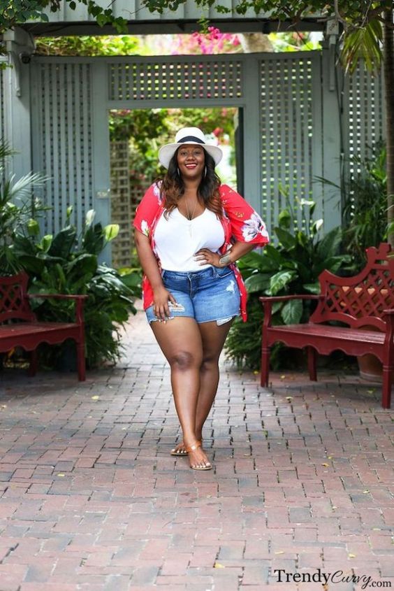 Casual plus size go-to-look idea
