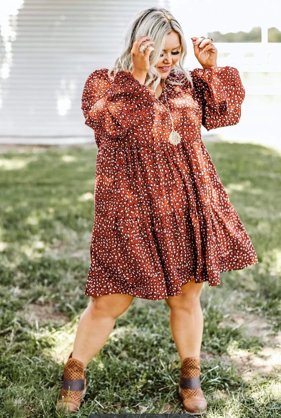 Summer dress for plus-size women