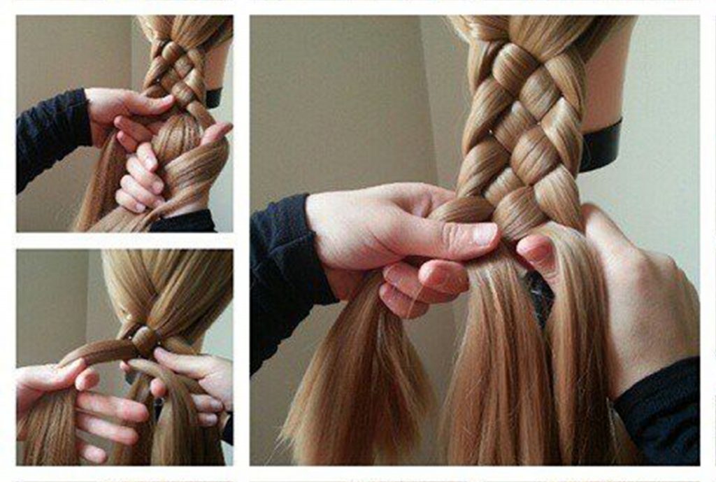 How to Do a 4Strand Braid Step By Step Gymbuddy Now