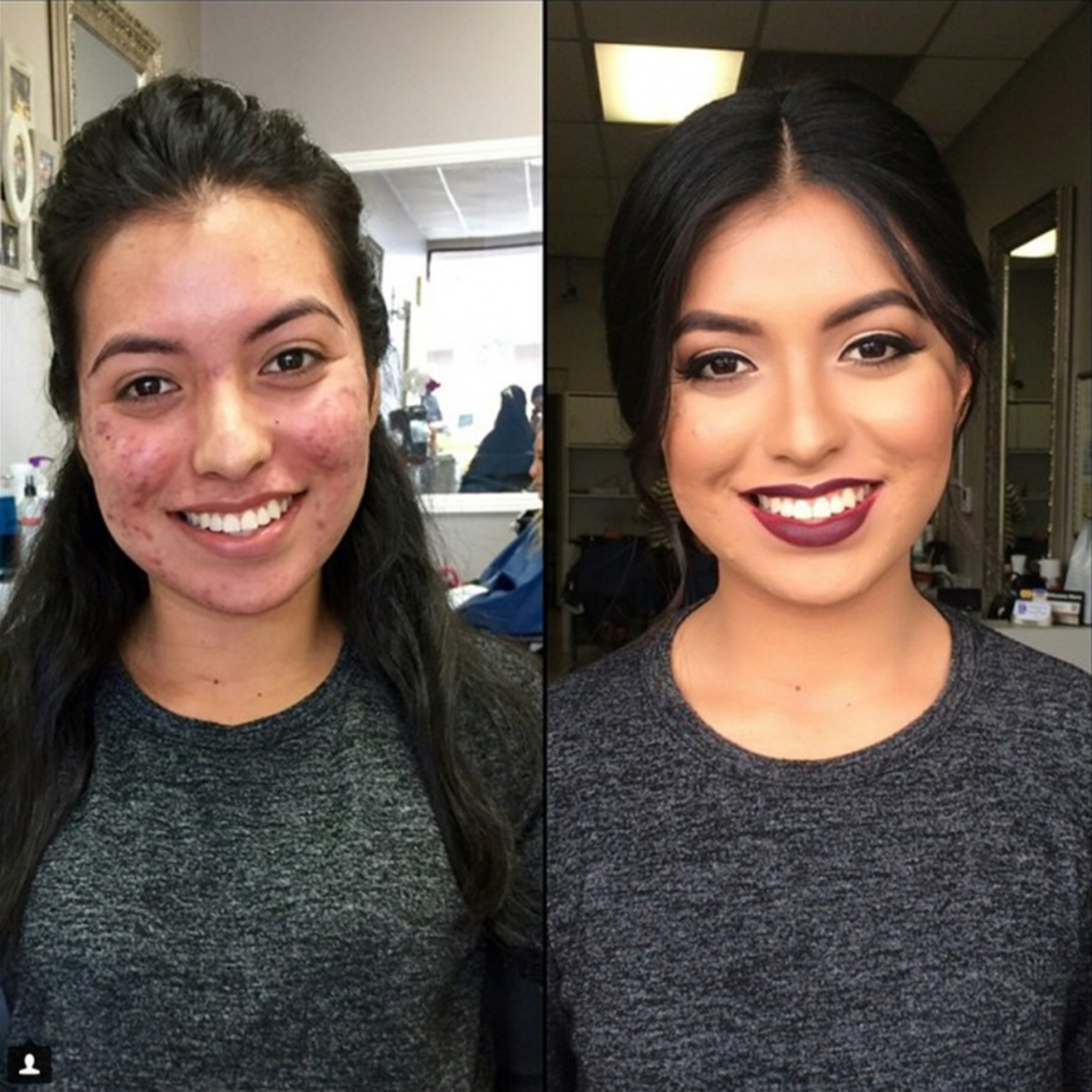 Mikaela Testa's Before & After: Makeup Makes A Difference