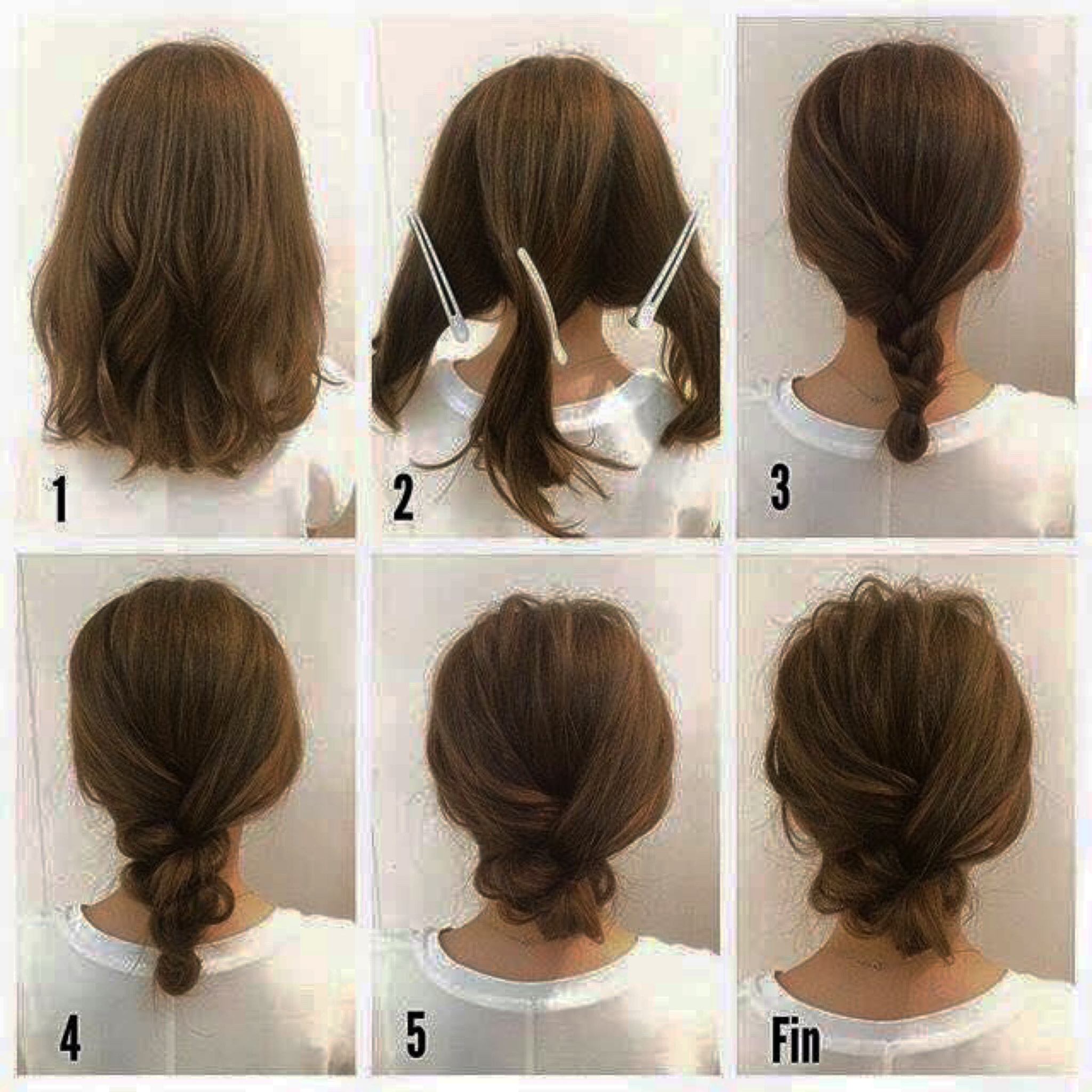 Fashionable Braid Hairstyle for Shoulder Length Hair