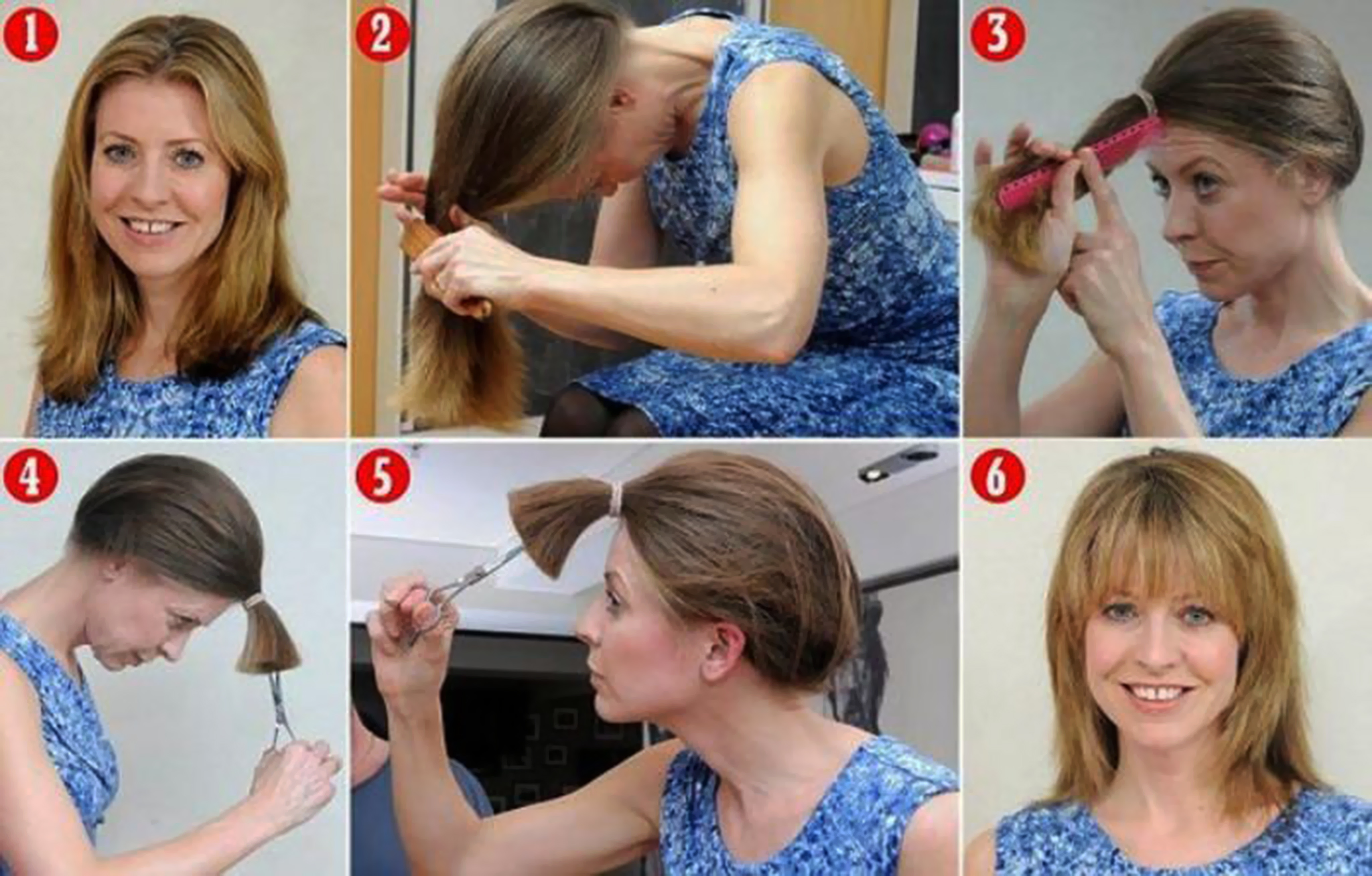 how to cut your own hair in layers professionally