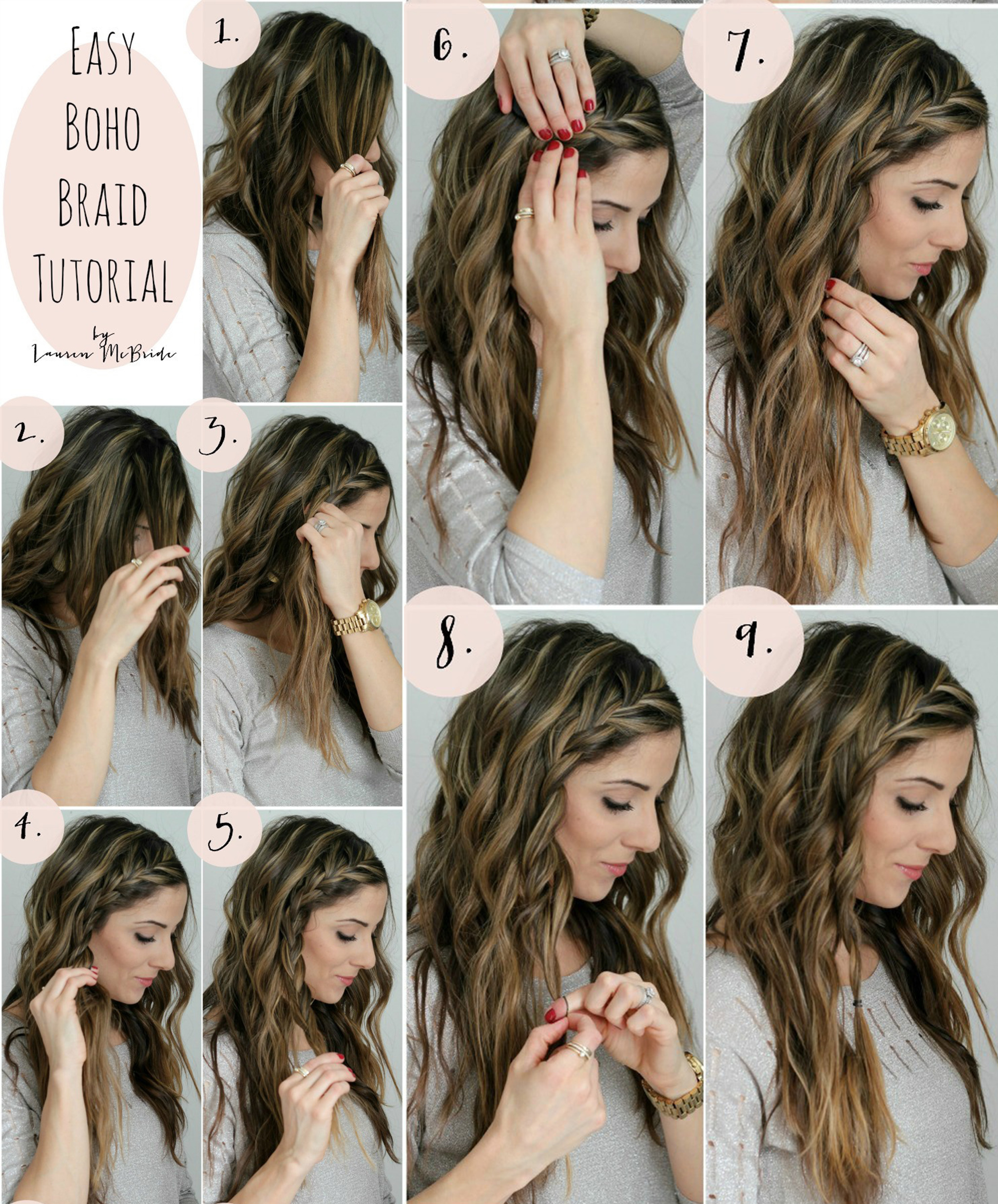 7 Easy Hairstyle Tutorials For Curly Hair