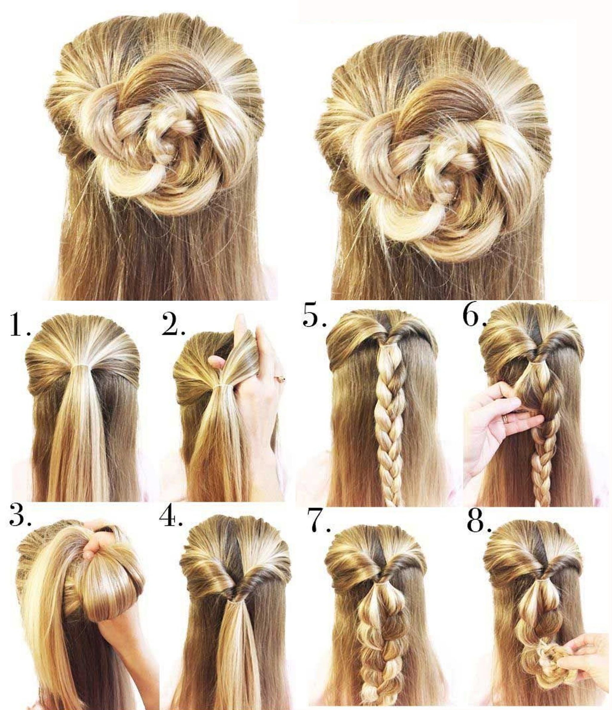 Easy Step By Step Tutorials On How To Do Braided Hairstyle 