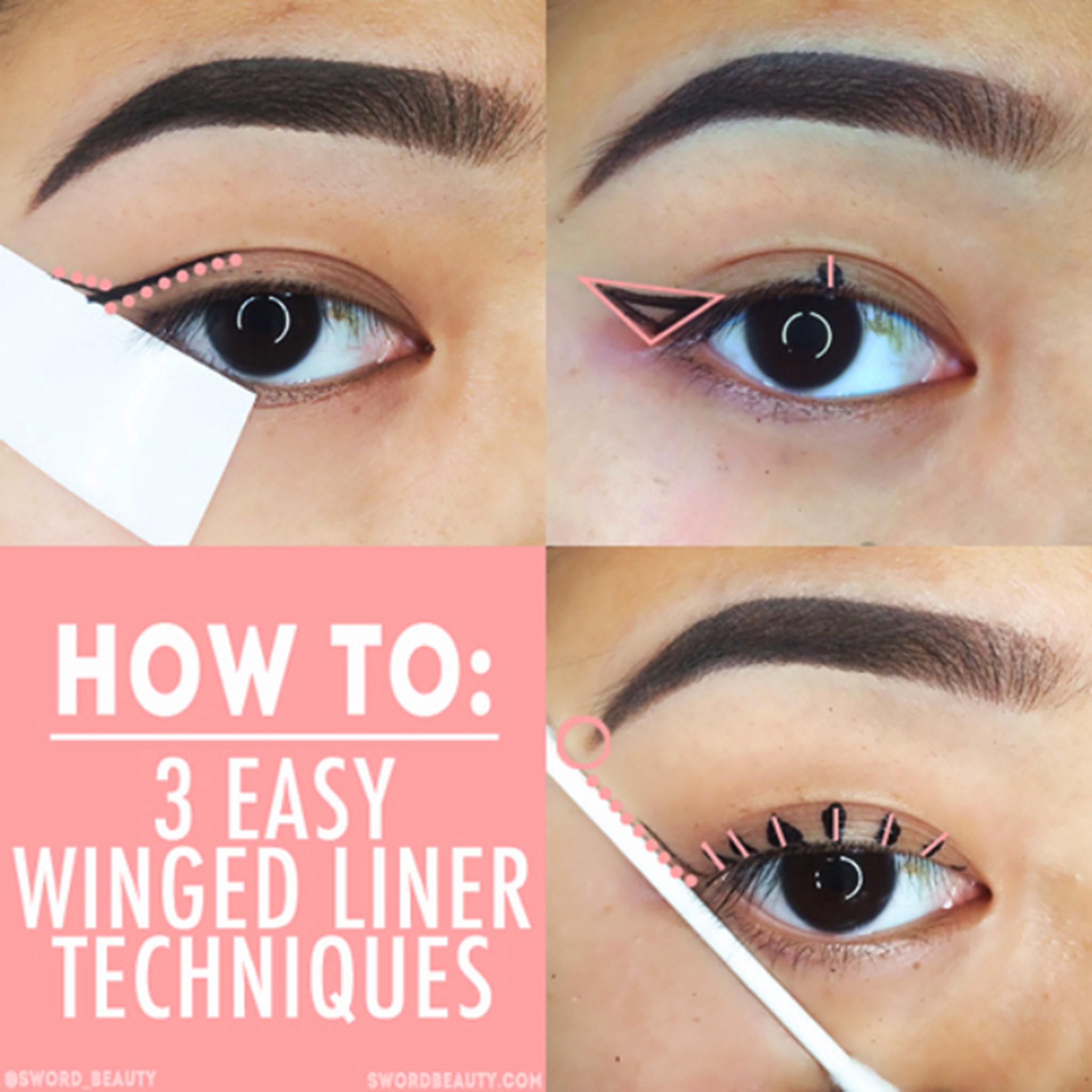 Easy Winged Liner Technique