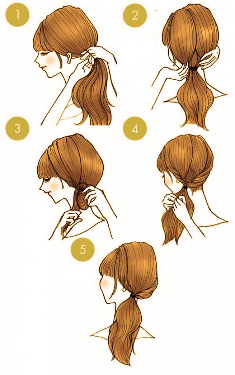 10 of The Most Easiest Hairstyle That You Can Do In 3-Minutes ...