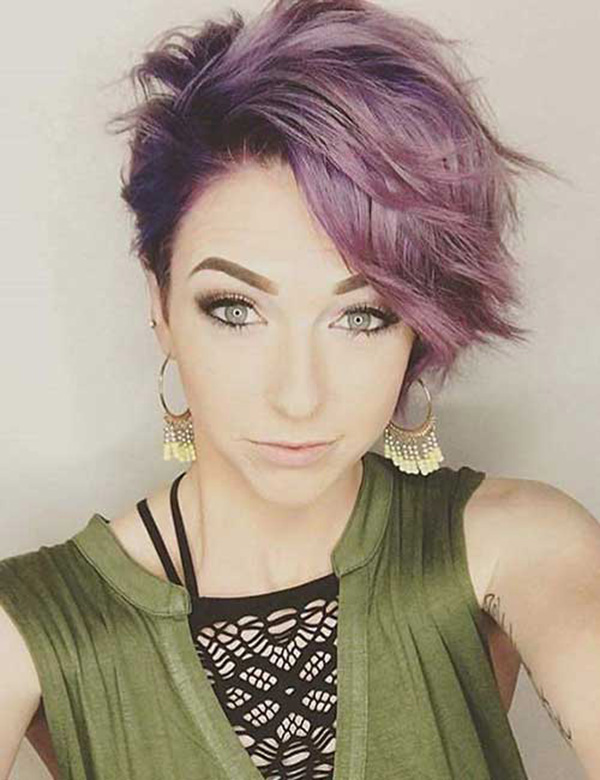 30 Gorgeous Purple Hairstyles for Short Hair