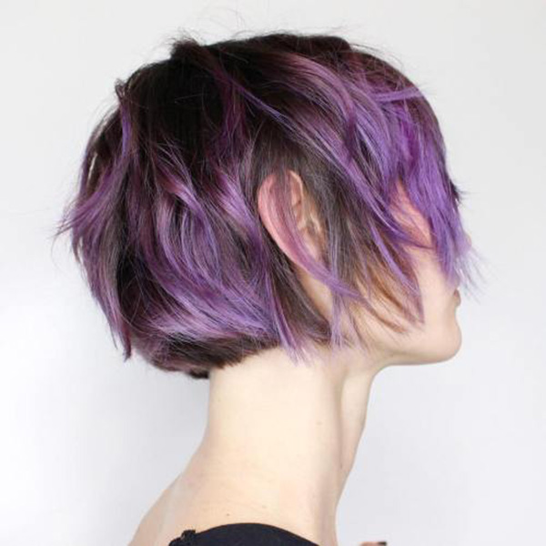 30 Gorgeous Purple Hairstyles For Short Hair Gymbuddy Now