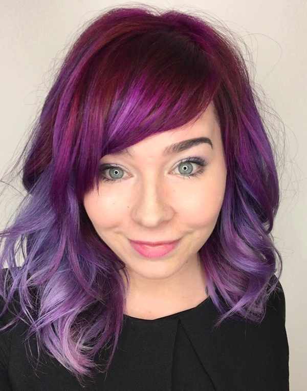 30 Gorgeous Purple Hairstyles for Short Hair