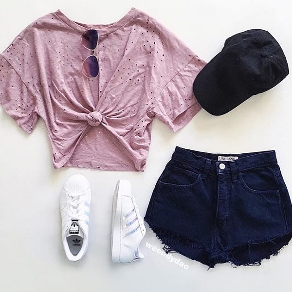 simple outfit for short girl